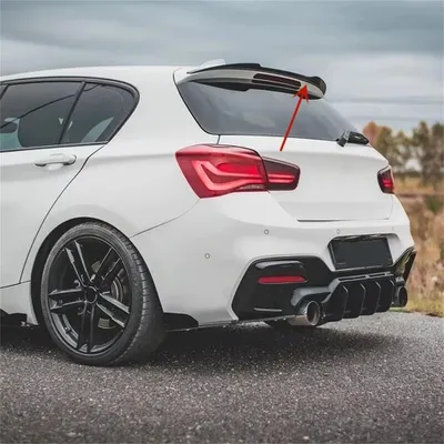 Zdjęcie produktu dla Tylny spojler dachowy do serii 1 F20 F21 2012-2020 Hatchback Sport tylny spojler bagażnika akcesoria stylizacyjne