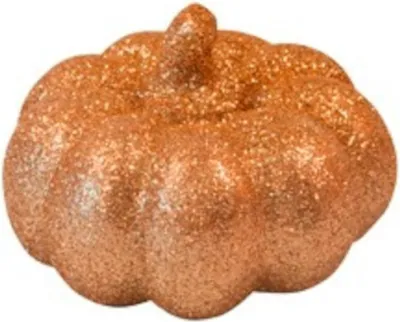 Produktbild von Glitzerkürbis Partydeko Halloween 6,5 cm -