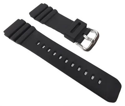 Produktbild von Casio Ersatzband Uhrenarmband Resin 22mm schwarz für WVQ-142 WVQ-142E
