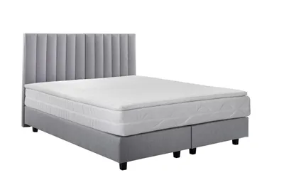 Zdjęcie produktu dla Dwuosobowe tapicerowane ŁÓŻKO HOTELOWE SYPIALNIANE 180x200 z materacem