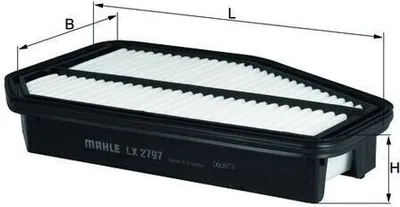 Image de MAHLE ORIGINAL Filtre à air LX 2797