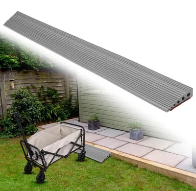 Productafbeelding van PVC Drempel Ramp voor Rolstoel en Scootmobiel