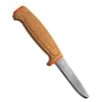 Image de Couteaux de survie Mora Flottant Liège Dentelé flottant-Orange