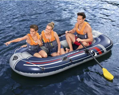 Produktbild von Nadmuchiwana łódź Bestway Hydro-Force Treck x2 Set 255x127 cm