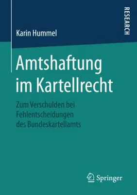 Obrázek produktu pro Amtshaftung im Kartellrecht