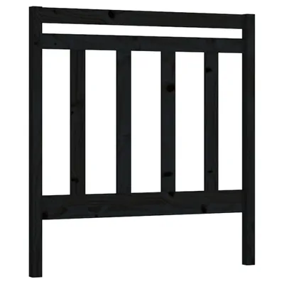 Obrázek produktu pro vidaXL Čelo postele černé 96x4x100 cm Masivní borovicové dřevo