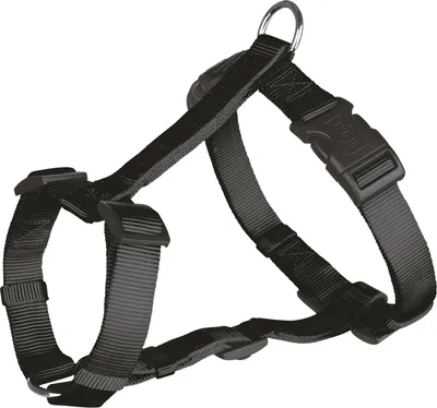 Obrázok produktu pre Trixie Classic H-harness pre psy čierny, M-L, 50-75cm / 25mm