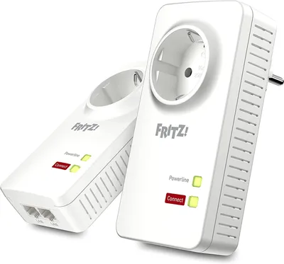 Produktbild von Powerline 1220 Set INT, 1200 Mbit/s, Typ F, Gigabit Ethernet, 10,100,1000 Mbit/s, 10BASE-T, 100BASE-T, 1000BASE-T, HomePlug AV2