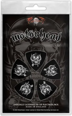 Produktbild von Motörhead Plektren-Set  Warpig multicolor Bands Nylon Standard