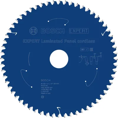 Immagine prodotto di Lama circolare Bosch EXPERT per pannelli laminati, 190x2,1x30 mm, Z60