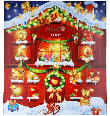 Produktbild von Lindt Teddy kleiner Adventskalender 128 g