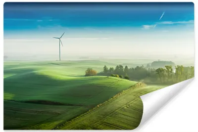 Produktbild von Muralo XXL Selbstklebende FOTOTAPETE gruene FELDER Aussicht Vogelperspektive (B) 152,5 cm x (H) 104 cm Tapete Wandtapete WOHNZIMMER SCHLAFZIMMER 4619