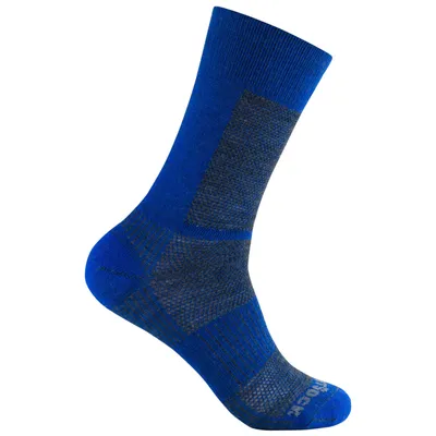 Produktbild von WRIGHTSOCK Merino Coolmesh II - Socken Unisex grey electric blue L = 41,5 - 45
