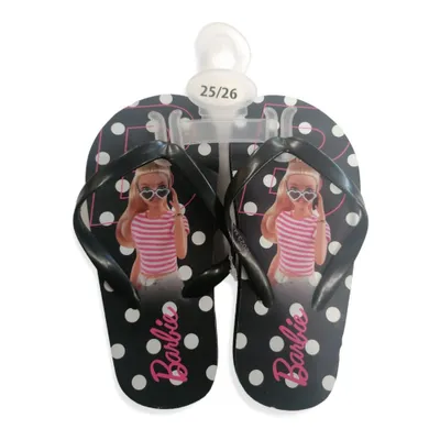 Produktbild von Flip Flop / Badeschuhe / Badeschlappen / Badesandalen "Barbie mit Herzbrille" 25/26