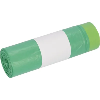 Immagine prodotto di DEISS Abfallsack 52801 HDPE Zugband 640x710x50x0018mm gn 20 St./Pack.