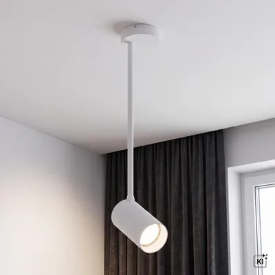Produktbild von Deckenleuchte GU10 Weiß Metall Modern Deckenlampe, KI-generiertes Bild