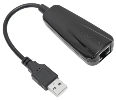Obrázek produktu pro Adaptér USB na Ethernet – USB 2.0 na 10/100 Mb/s, zásuvný síťový adaptér, kompatibilní s Windows, Linuxem a OS X