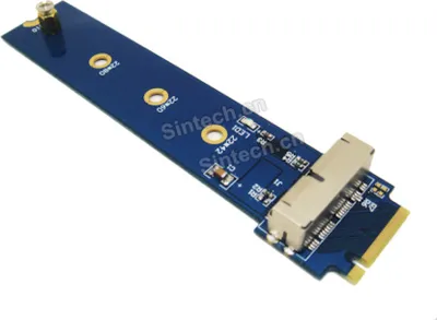Produktbild von M.2 M Key 28Pin SSD Adapter, kompatibel für SSD vom MacBook Air 2013-2016 Jahr (Nur für Desktop geeignet, Höhe 10 mm, Nicht für Laptop geeignet)