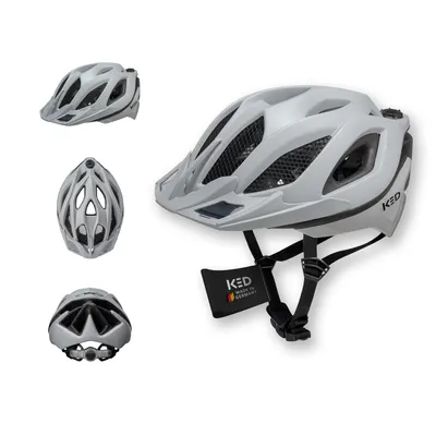 Produktbild von KED Spiri II Trend Allround Fahrradhelm Mit LED Licht Und Reflektor, Optimierter Belüftung und Insektenschutznetz I Farbe: grey matt Größe: 55-61 (L)
