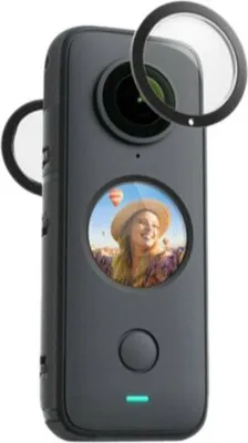 Produktbild von Insta360 CINX2CB/E, Kameraobjektivabdeckung, 1,5 g, Schwarz, Transparent