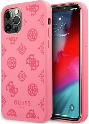 Obrázok produktu pre Guess Guhcp12Llspefu Iphone 12 Pro Max 6,7" Fuchsiovo/Fuchsiové Pevné Puzdro Peony Collection