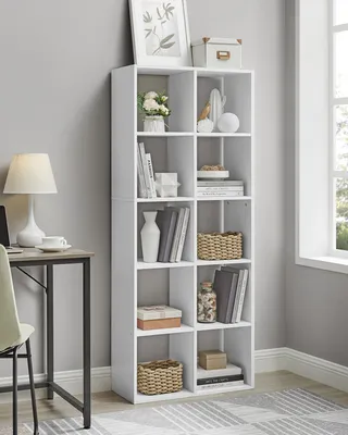 Produktbild von VASAGLE Bücherregal, mit 10 Fächern, Standregal, Aufbewahrungsregal, Regal
