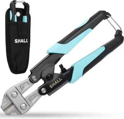Produktbild von SHALL Mini-Bolzenschneider 210mm Heavy Duty Drahtschneider zweifarbiger ergonomischer Griff