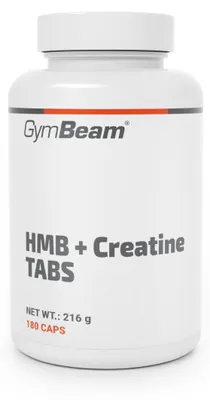 Produktbild von GymBeam - HMB + Kreatin, 180 Tabletten 180 tab