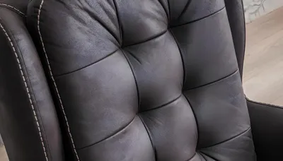 Produktbild von Schwarzer Moderner Sessel Ohrensessel Relaxsessel Fernseh Sitzer Luxus