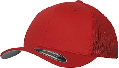 Produktbild von Urban Classics Flexfit Mesh Trucker Herren Cap Einfarbig, Größe: L/Xl; Farbe: Red