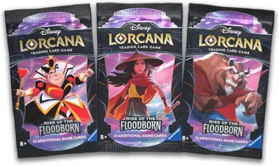 Zdjęcie produktu dla Gra karciana Lorcana: Rise of the Floodborn - Booster (12 kart)