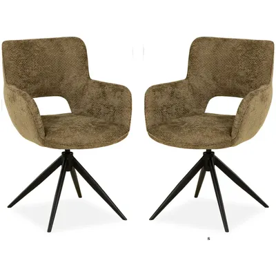 Produktbild von MX Sofa Esszimmerstuhl Darwin - Curry (2er-Set)