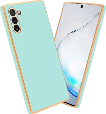 Produktbild von Cadorabo Schutzhülle für Samsung Galaxy NOTE 10 Hülle in Grün Handyhülle TPU Silikon Kameraschutz Etui Case