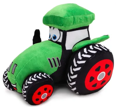 Immagine prodotto di Trattore di peluche - Giocattolo trattore - 21 cm - Verde