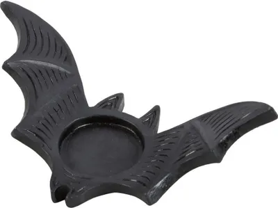 Produktbild von Something Different - Teelichthalter, Fledermaus SD4960 (Einheitsgröße) (Schwarz)