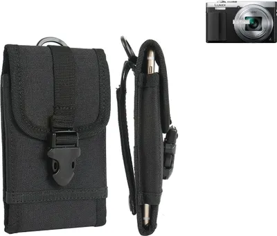 Produktbild von K-S-Trade Kameratasche Gürteltasche kompatibel mit Panasonic Lumix DMC-TZ71 Outdoor Gürtel Tasche für Kompaktkamera Holster Fototasche