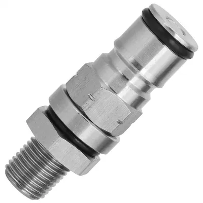 Bierfass Ball Lock Adapter aus Edelstahl, Überdruckventil, Gas