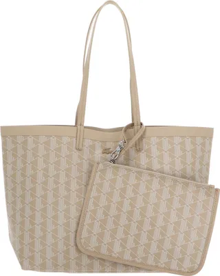 Produktbild von LACOSTE Shopper Schultertasche Zel Shopping Bag Mono Irish Cream Laponie beige