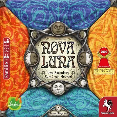 Produktbild von Pegasus Spiele Nova Luna (Edition Spielwiese) 59050G Brettspiel (ab 8 Jahre, 1 - 4 Spieler, 20 - 30 min)