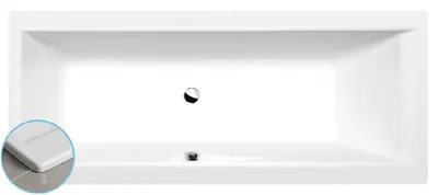 Produktbild von Polysan CLEO SLIM Rechteckwanne 170x70x48cm, weiß
