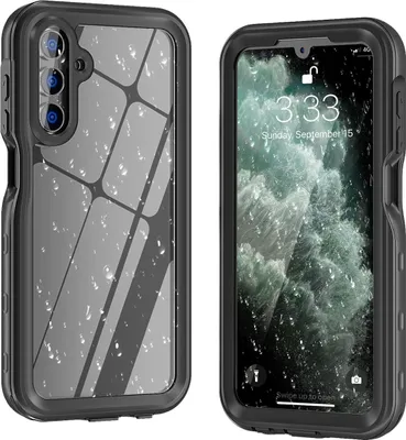 Immagine prodotto di Per Samsung Galaxy A16 360 gradi corpo completo protezione impermeabile custodia del telefono cellulare nero