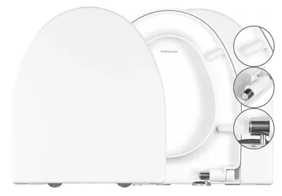Produktbild von Ramm Toilettensitz kompatibel mit Cersanit Parva (Soft Close)