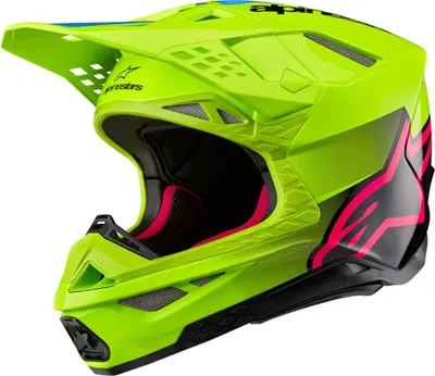 Zdjęcie produktu dla Kask motocrossowy Alpinestars Sm10 Unit Yl/B Rozmiar: M