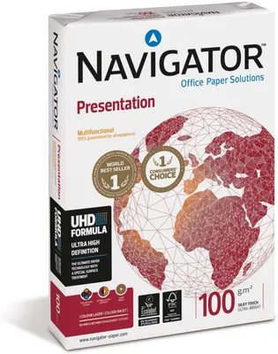 Produktbild von Navigator Presentation Papier, A3, 100 g/qm, 500, 4 Stück