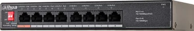Immagine prodotto di Dahua Technology PoE SF1008LP Unmanaged L2 Fast Ethernet (10/100) Power over Ethernet (PoE) Nero