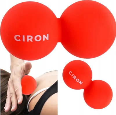 Obrázek produktu pro CIRON Masážní míč dvojitý červený