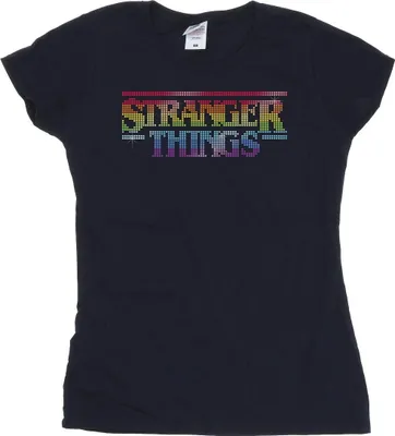 Produktbild von Netflix - "Stranger Things" T-Shirt für Damen BI40211 (L) (Marineblau)