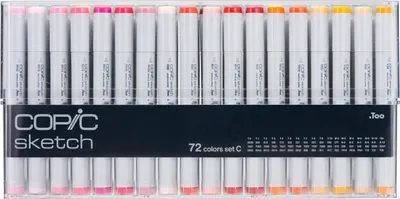 Produktbild von Copic Sketch Set C Grafikmarker - Nachfüllbar mit Copic Ink - 72Stk