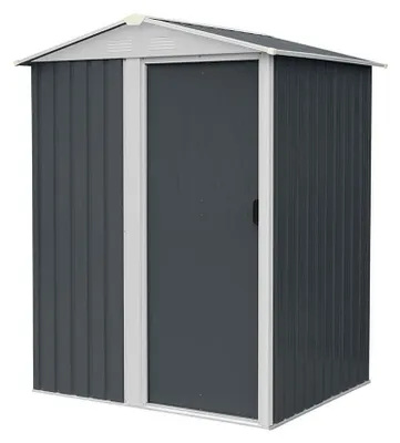 Produktbild von HOME DELUXE - Geräteschuppen BOHIO - Größe: S - Maße 151 x 131 x 189 cm, Raumfläche 1,8 m², inkl. Fundament I Gerätehaus Gartenschuppen Gartenschrank
