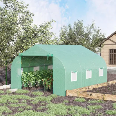 Immagine prodotto di Serra - Serra da giardino - Serra per piante - Serra per pomodori - Serra da coltivazione - Dimensioni: 350x300x200 cm - Impermeabile e resistente ai raggi UV